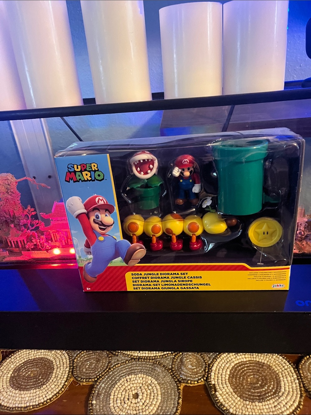 Nintendo Super Mario Soda Jungle Playset - Green & Red & Yellow